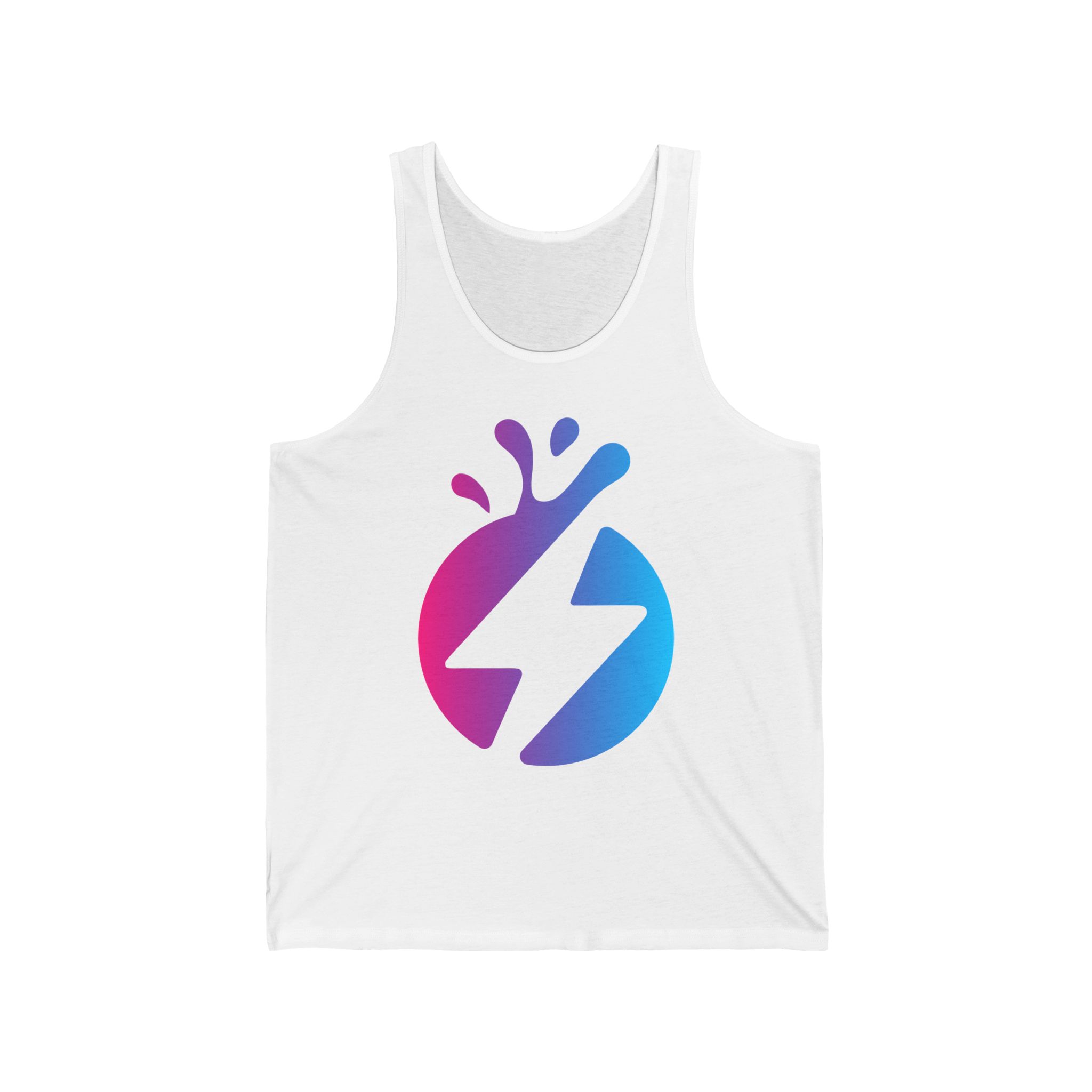 ShockJuice Gradient Logo Tank Top — Energetic Gamer & Streetwear Graphic Tank